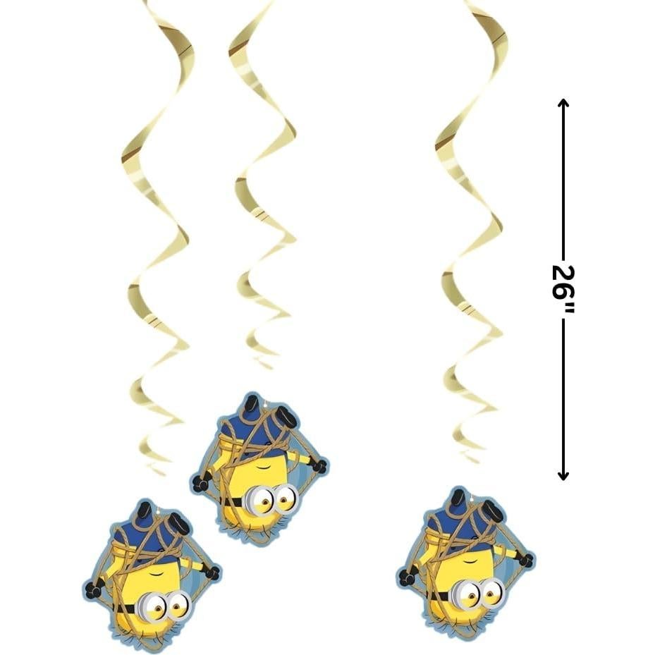 Decoraciones Colgantes Remolino Mi Villano Favorito 66 cm - Paquete de 3