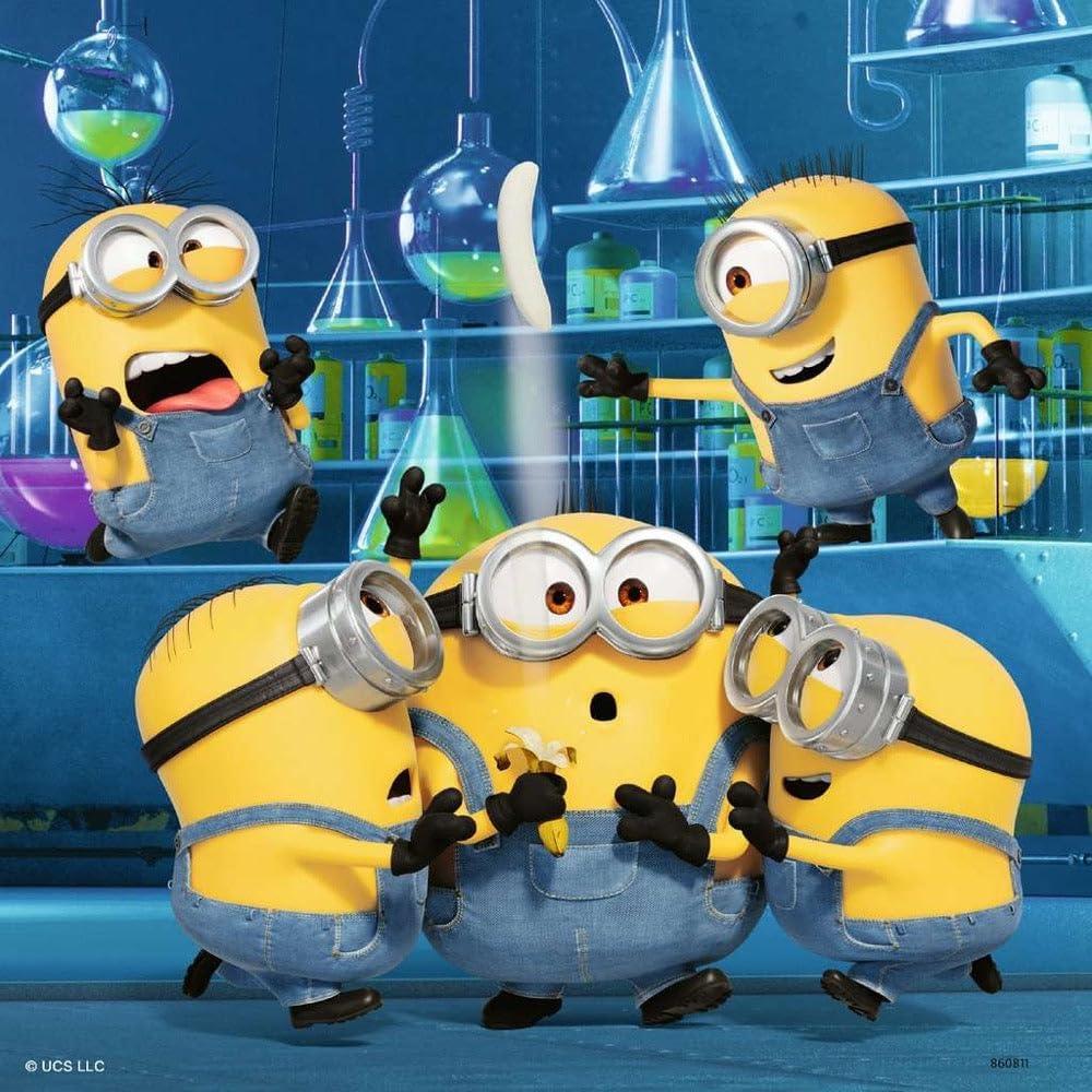 Rompecabezas Divertidos Minions Ravensburger 3x49 Piezas