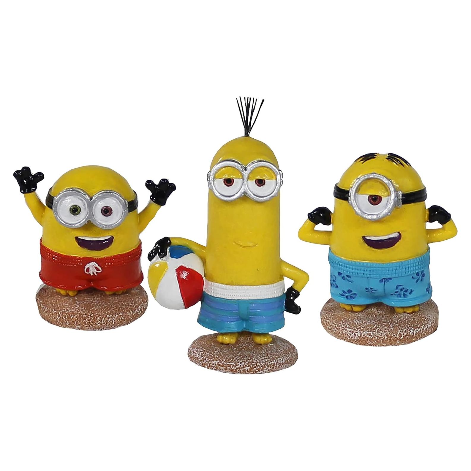 Conjunto de Adornos para Acuario 3 Piezas Penn-Plax Minions