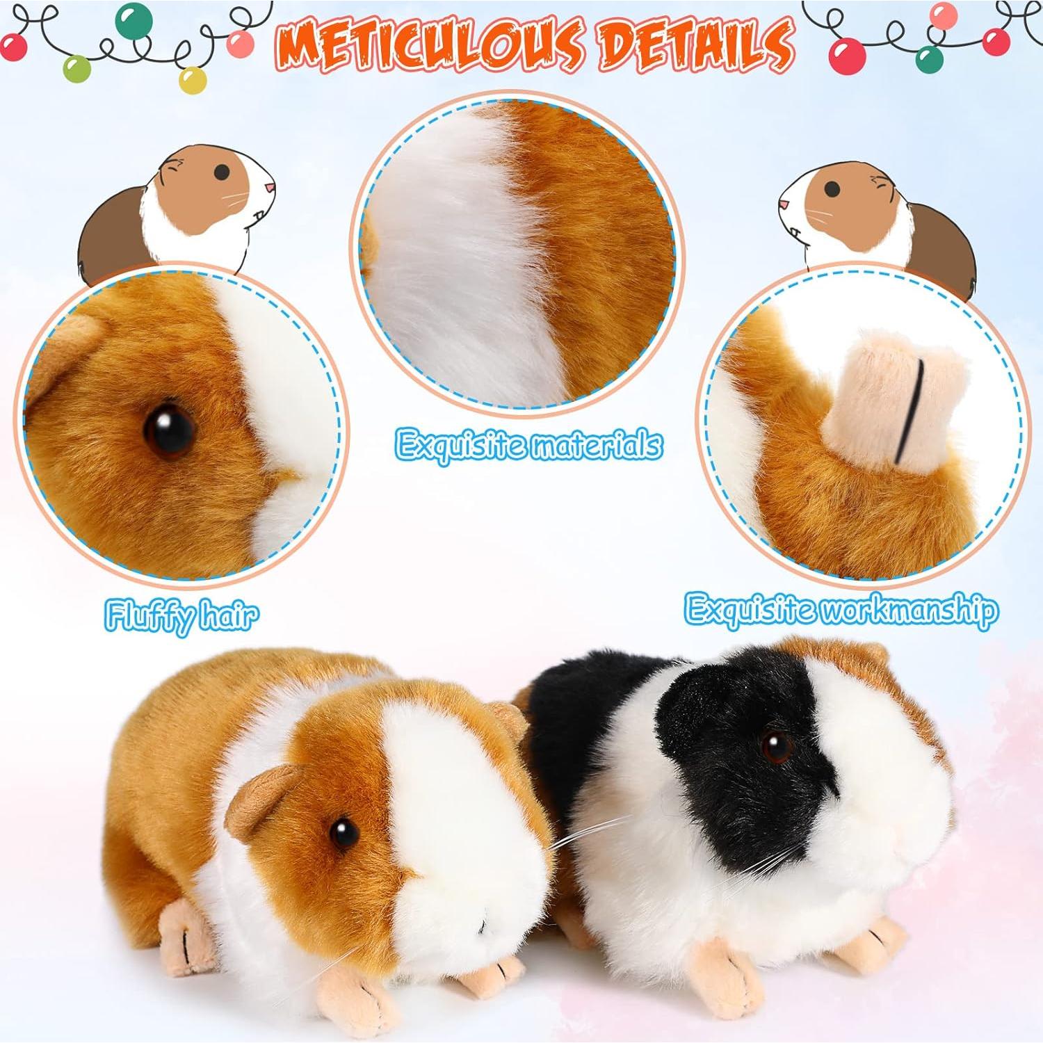 Juguetes de Peluche Cobaya Aoriher 20 cm - 2 Piezas Suaves