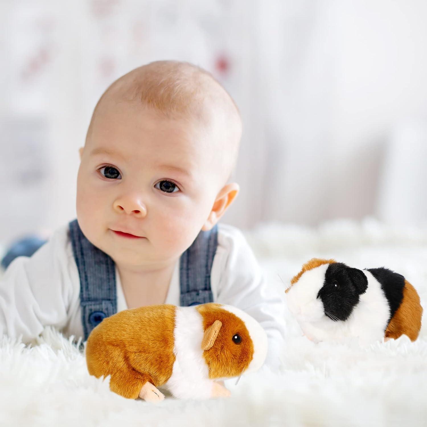 Juguetes de Peluche Cobaya Aoriher 20 cm - 2 Piezas Suaves