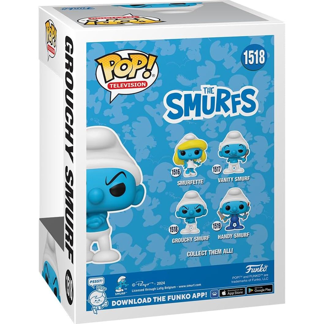 Figura de Vinilo Pitufo Gruñón Funko Pop! 10 cm Coleccionable