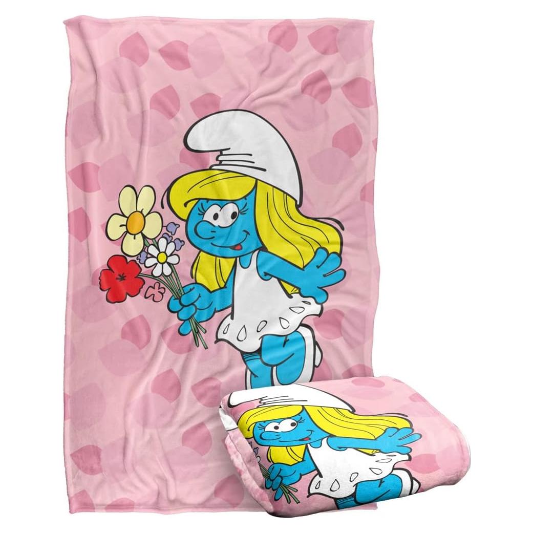 Manta Suave de Pitufina 91x147 cm - LOGOVISION