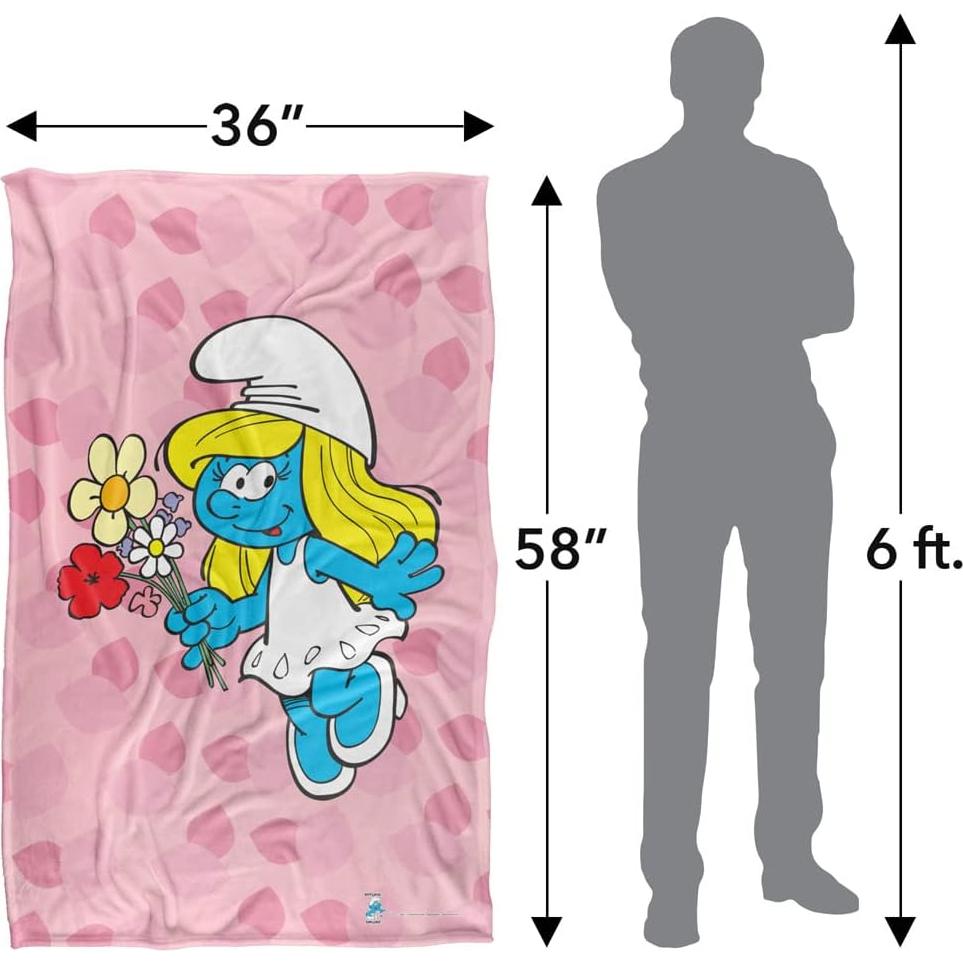 Manta Suave de Pitufina 91x147 cm - LOGOVISION