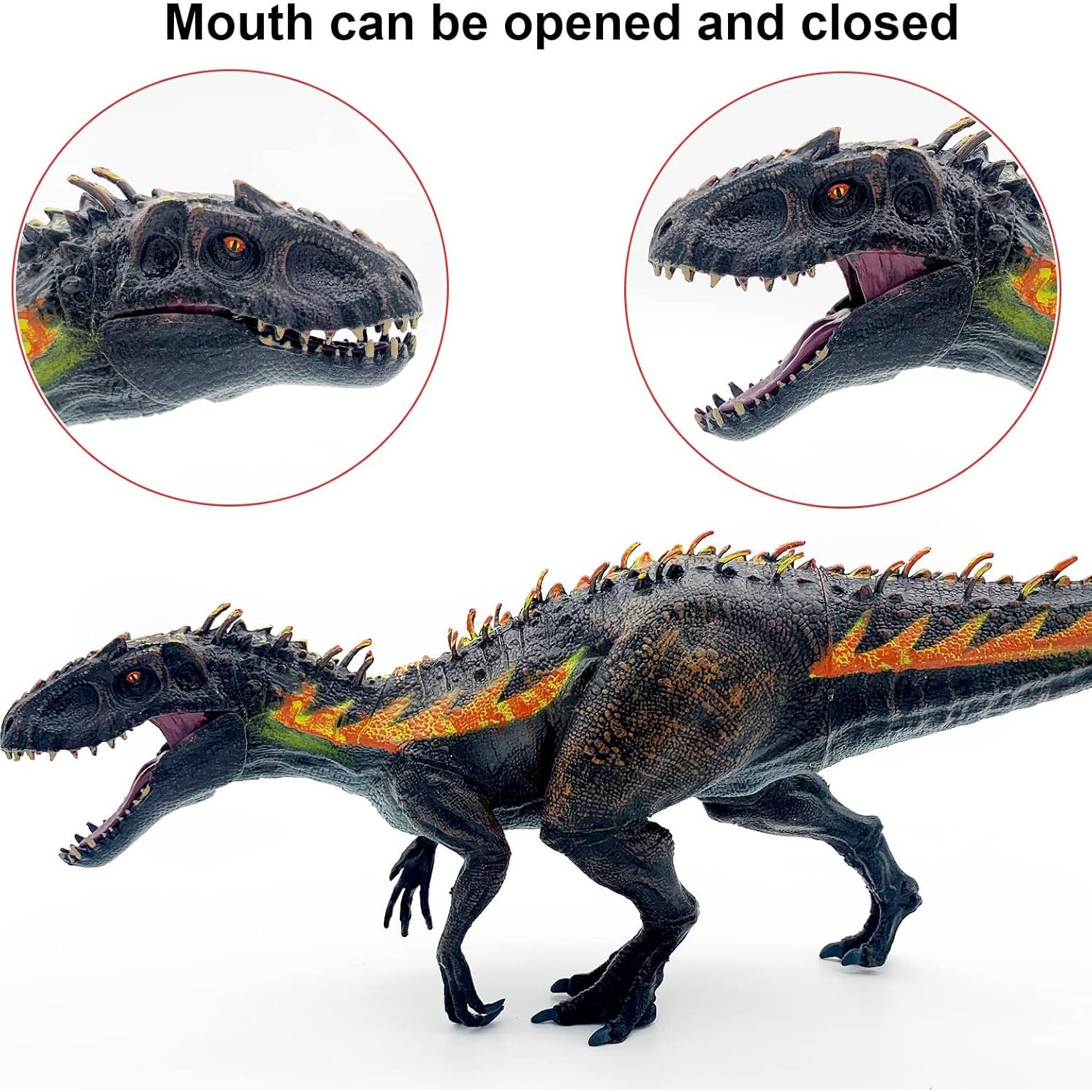Juguete Dinosaurio SIENON T-Rex 34 cm Realista Fuego