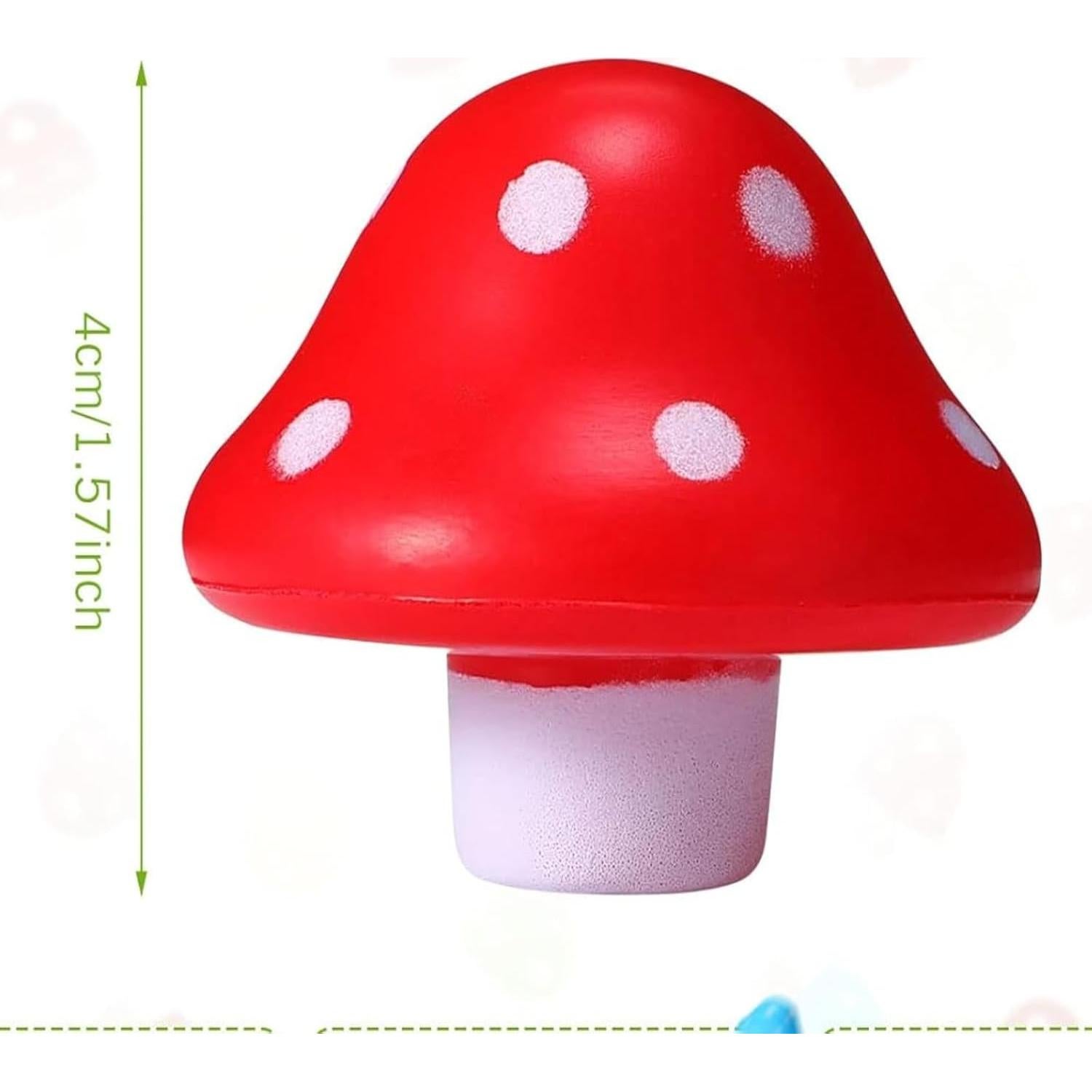 Pelotas Antiestrés Jerify Hongo 20 Pcs 4 cm Colores Brillantes