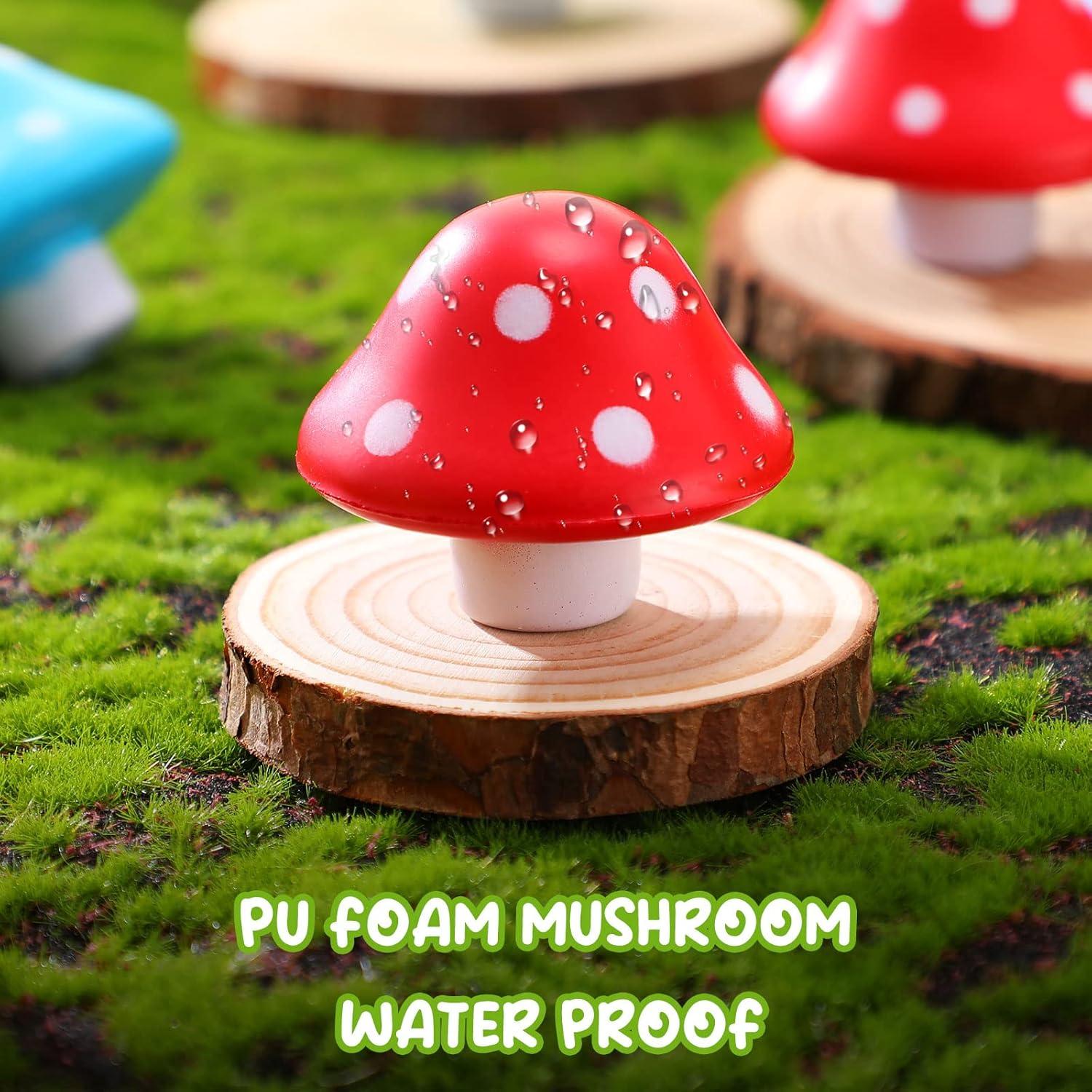 Pelotas Antiestrés Jerify Hongo 20 Pcs 4 cm Colores Brillantes