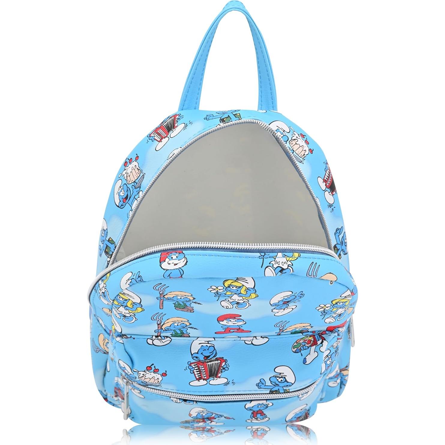 Mochila Mini Unisex Fast Forward de los Pitufos 25.4 cm