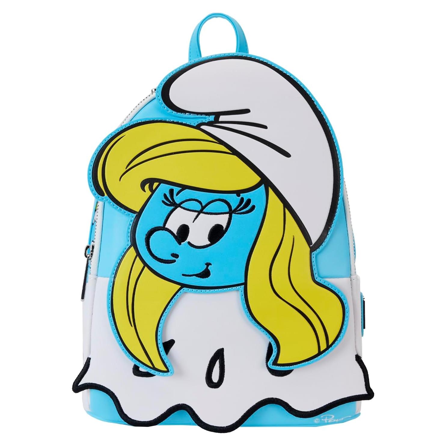 Mochila Mini Cosplay Smurfette Loungefly 22.86x26.67cm