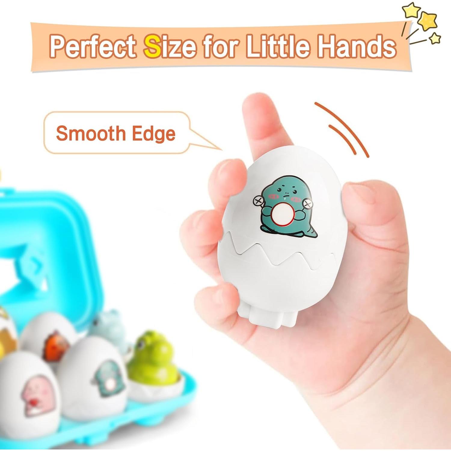 Huevos de Dinosaurio Montessori Tinabless - Juguete Educativo