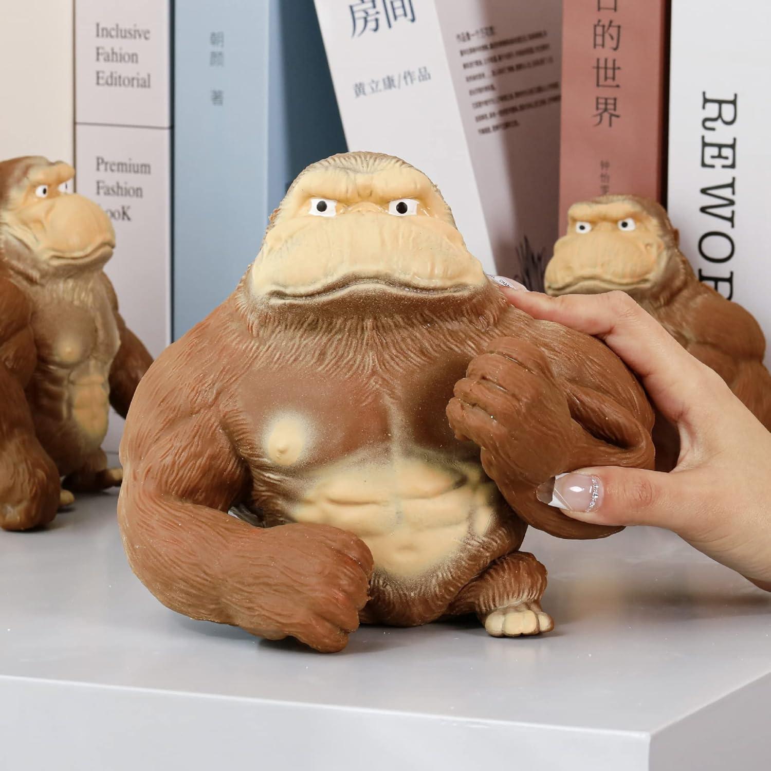 Gorila de Goma Relleno de Arena YJHWLF - Juguete Antiestrés 22.86cm