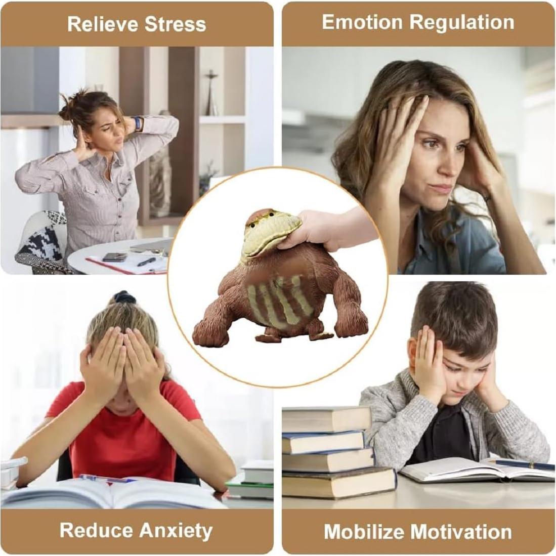 Gorila de Goma Relleno de Arena YJHWLF - Juguete Antiestrés 22.86cm