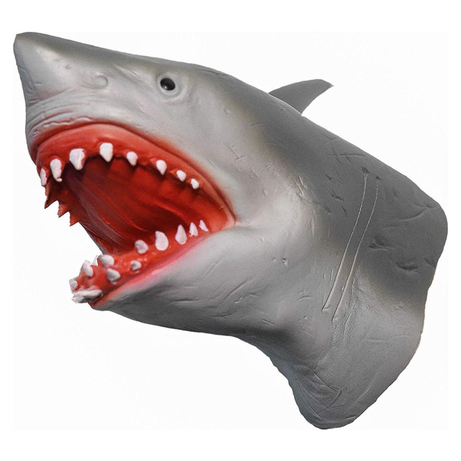 Títere de Mano de Tiburón Realista Yolococa 18x9 cm