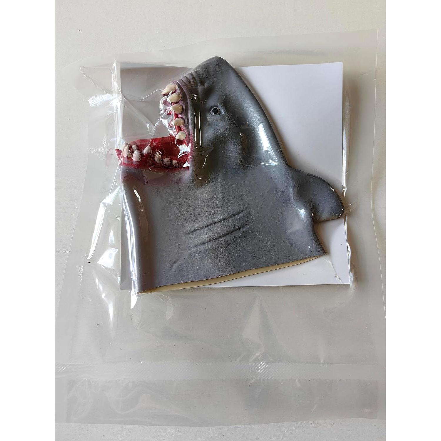 Títere de Mano de Tiburón Realista Yolococa 18x9 cm