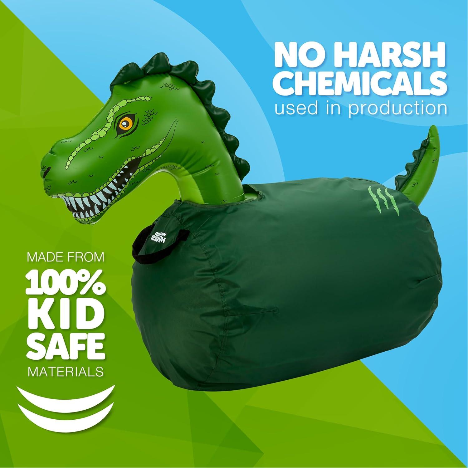 Saltador Inflable WADDLE Trex 114cm para Niños y Adultos