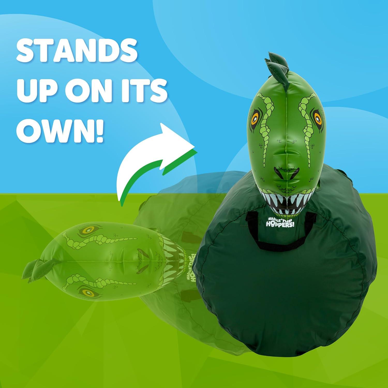 Saltador Inflable WADDLE Trex 114cm para Niños y Adultos