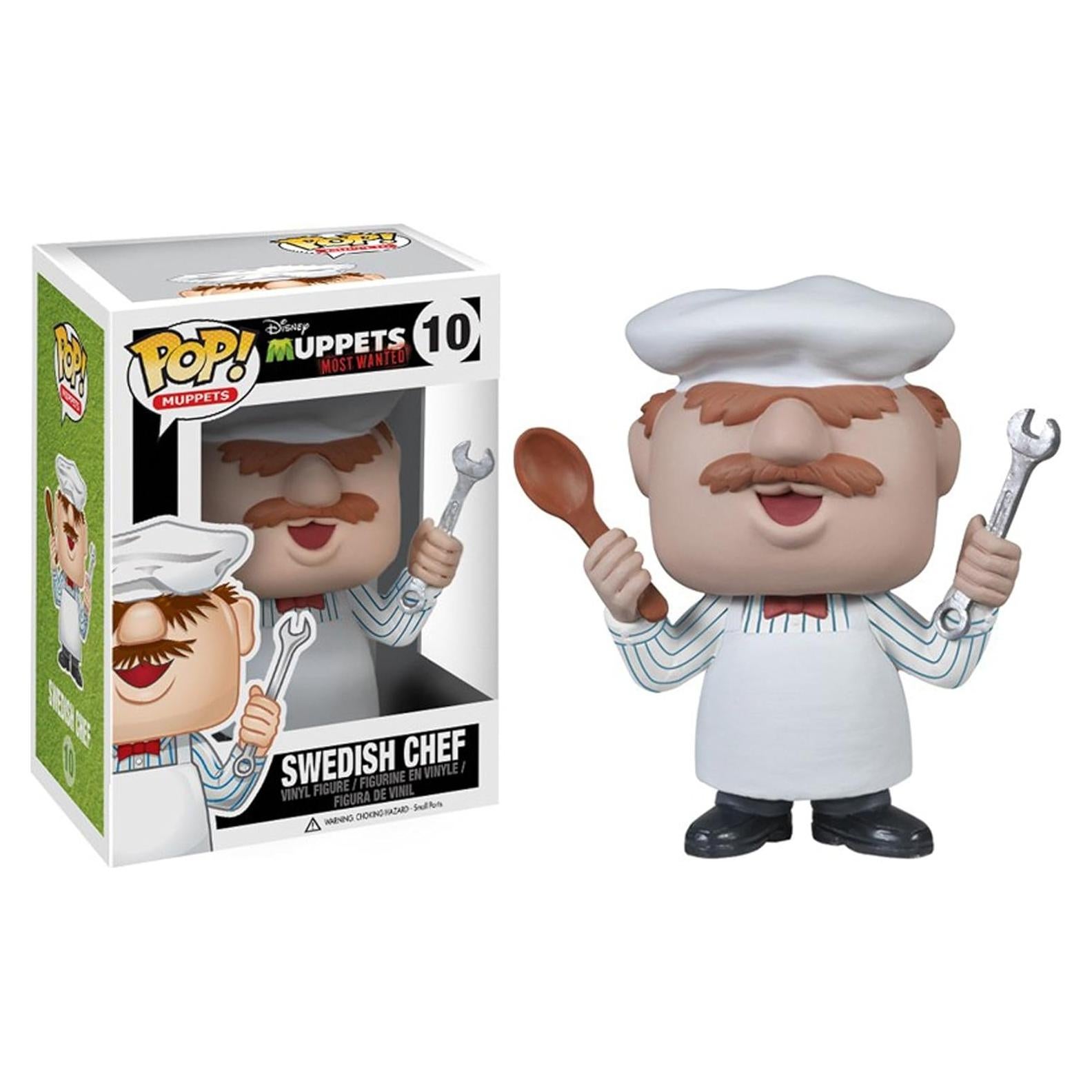 Figura Pop! Chef Sueco Funko Muppets Más Buscados 9.5cm