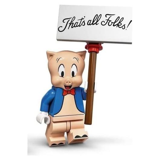 Minifigura LEGO Looney Tunes Porky Pig 71030 - 5 cm