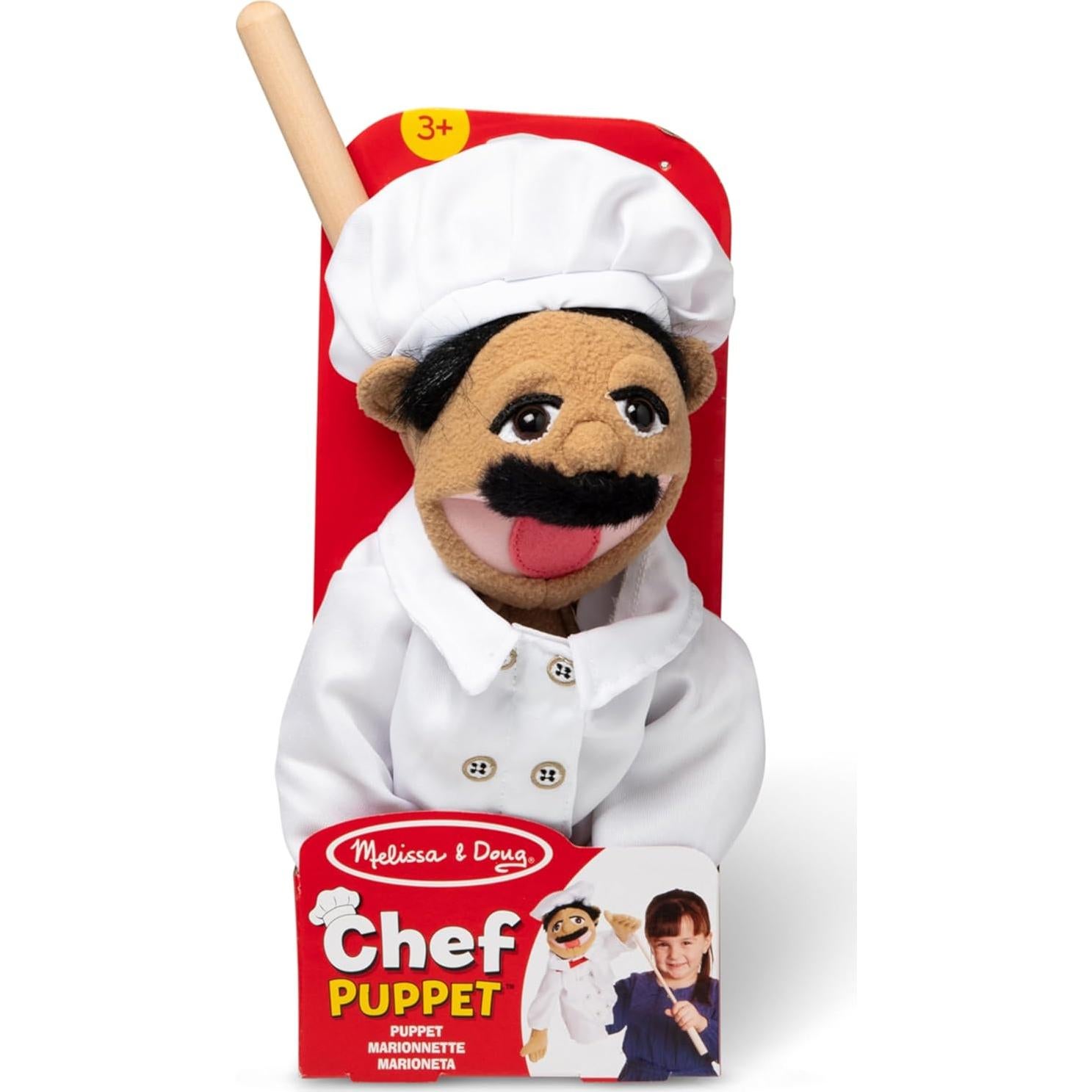 Títere de Chef Melissa & Doug con Varilla Desmontable 38.1 cm
