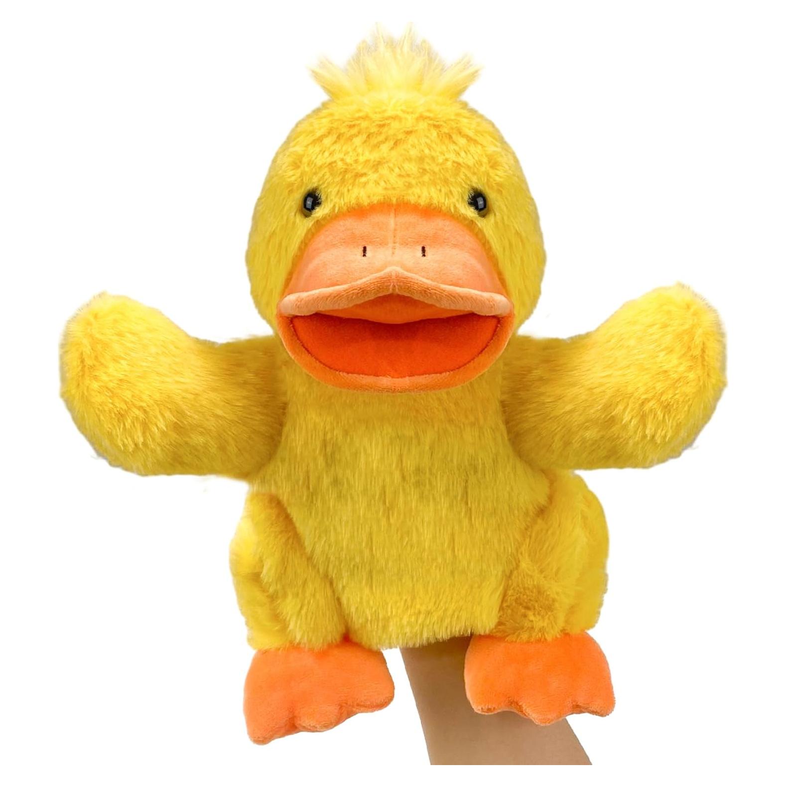 Títere de mano pato Okegztoa 22.86 cm para niños y adultos