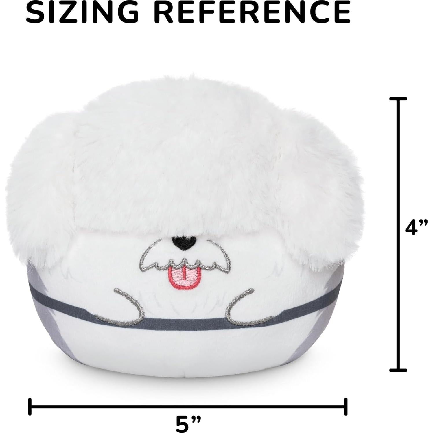 Peluche Reversible TeeTurtle Sir Didymus y Ambrosius 10 cm