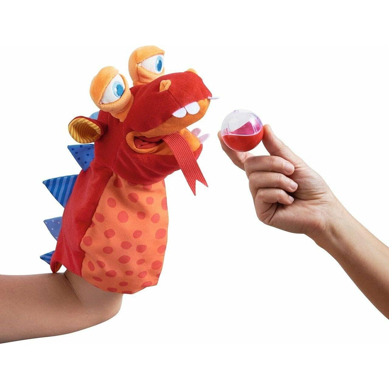 Títere de Mano Dragón HABA 40 cm Juguete Educativo para Niños