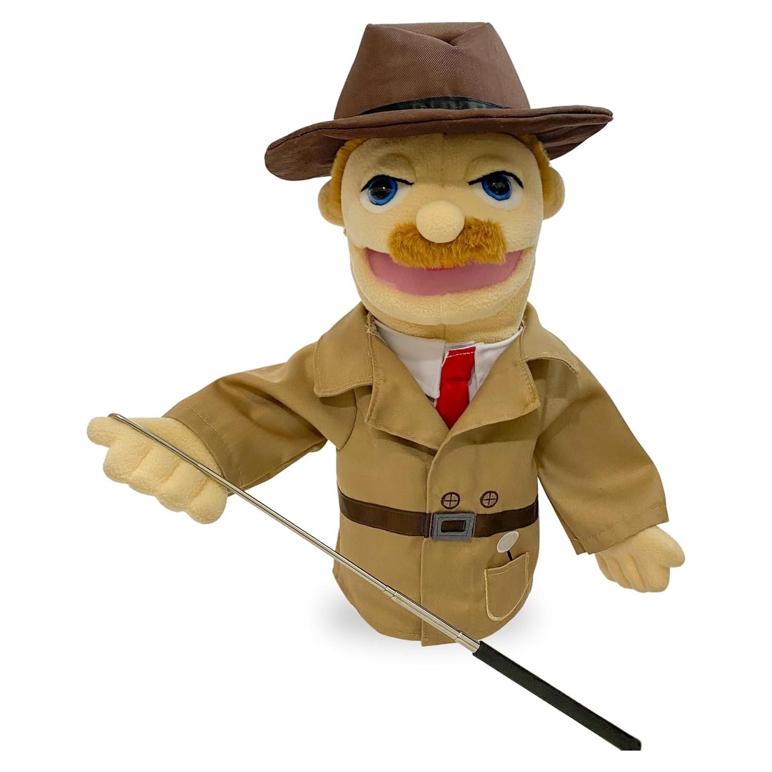 Títere de Ventrílocuo Okegztoa 40.64 cm Detective para Niños