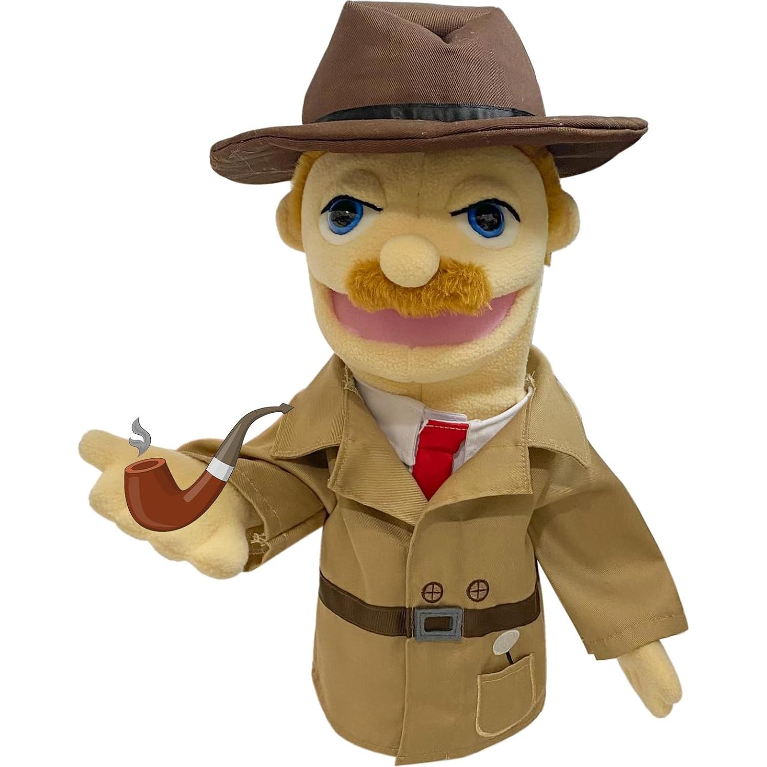 Títere de Ventrílocuo Okegztoa 40.64 cm Detective para Niños