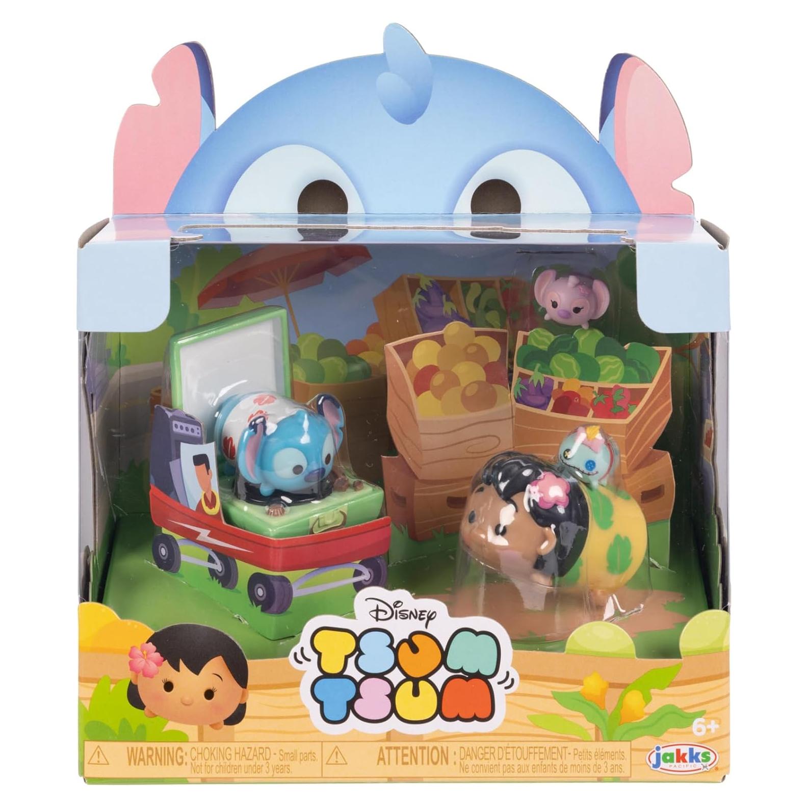 Conjunto de Figuras Lilo y Stitch Tsum Tsum Disney - 4 Piezas