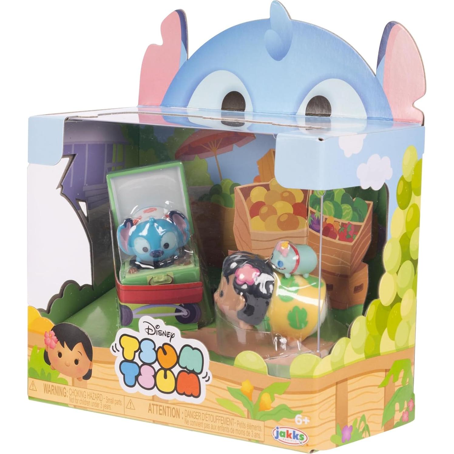 Conjunto de Figuras Lilo y Stitch Tsum Tsum Disney - 4 Piezas