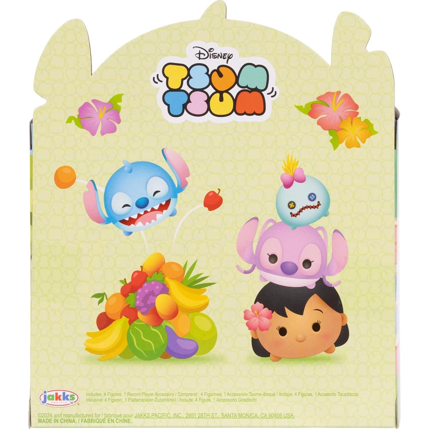 Conjunto de Figuras Lilo y Stitch Tsum Tsum Disney - 4 Piezas