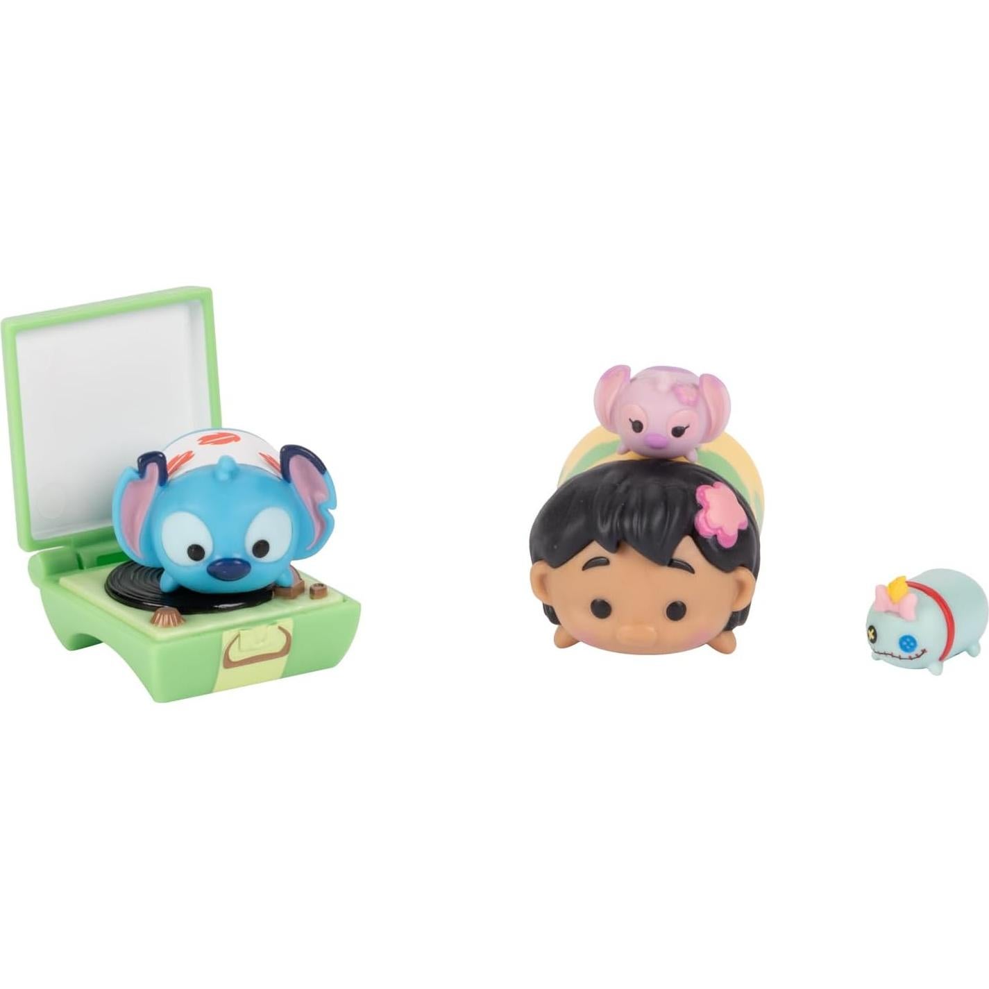 Conjunto de Figuras Lilo y Stitch Tsum Tsum Disney - 4 Piezas