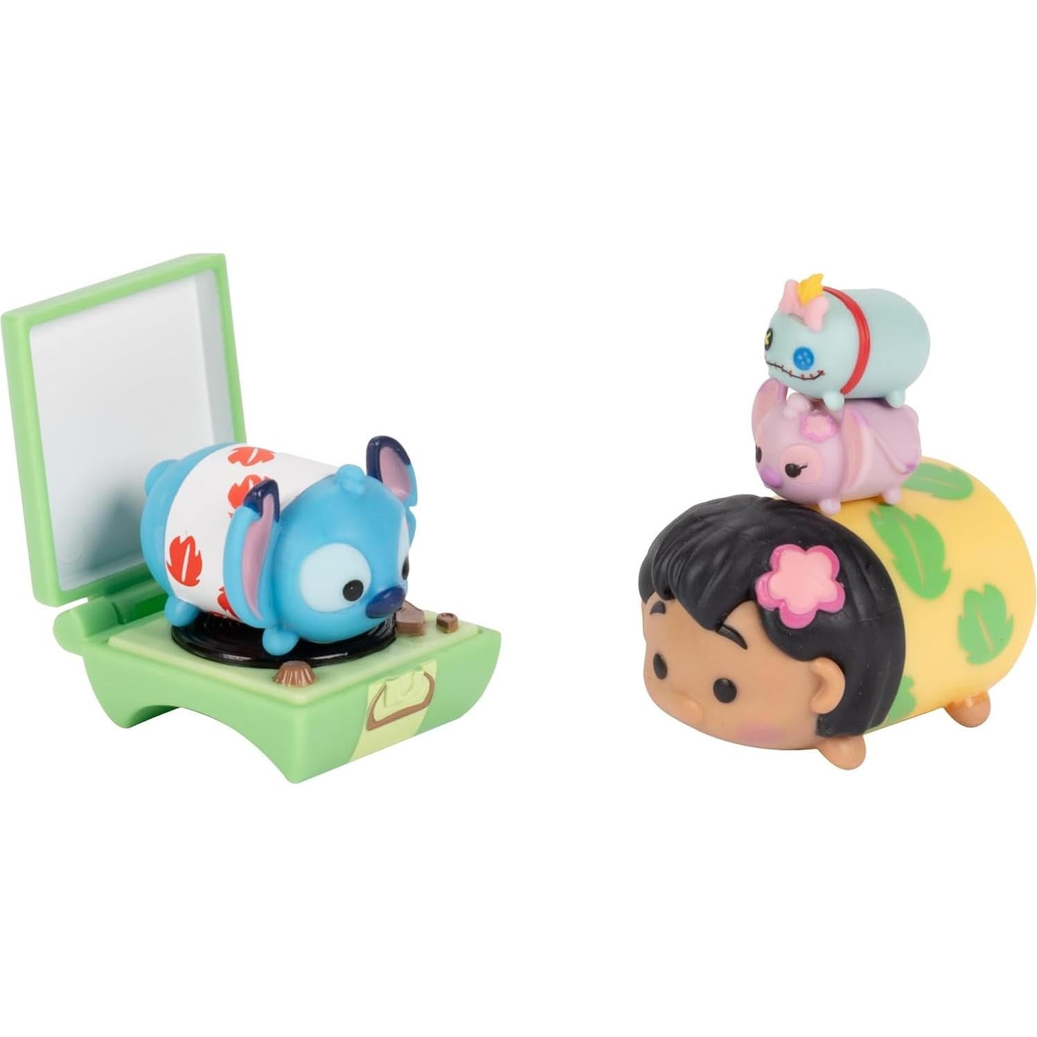 Conjunto de Figuras Lilo y Stitch Tsum Tsum Disney - 4 Piezas