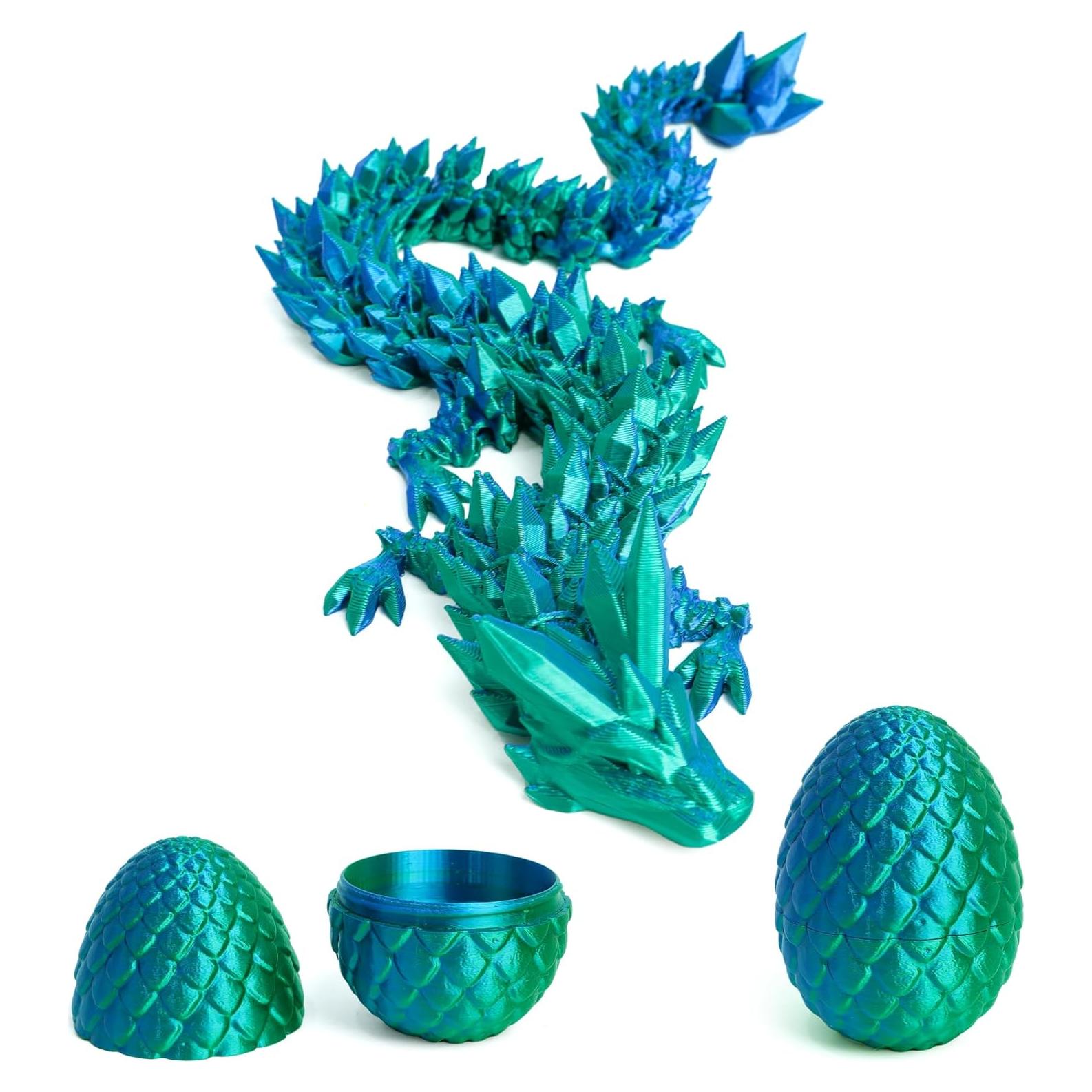 Huevo de Dragón Flavery 3D con Dragón Interior 30 cm