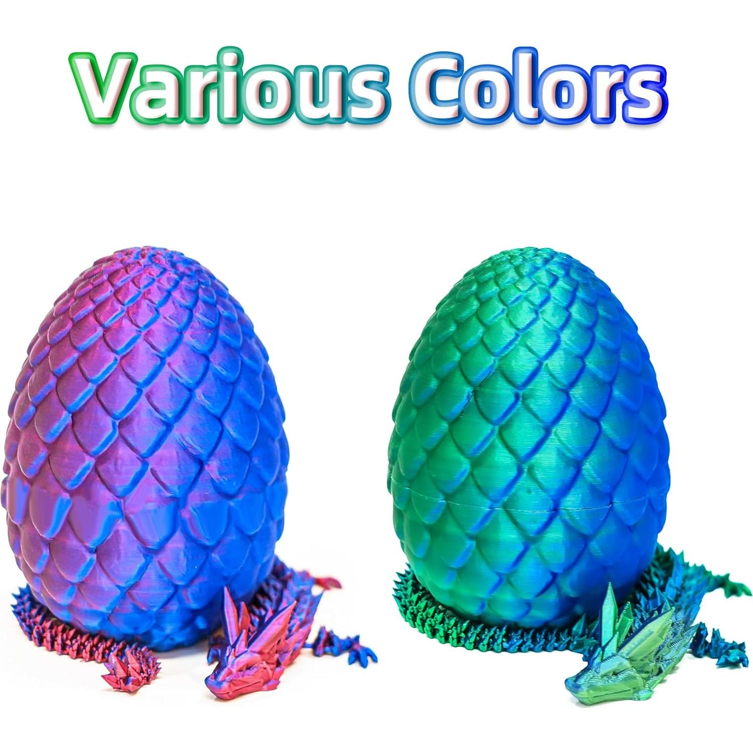 Huevo de Dragón Flavery 3D con Dragón Interior 30 cm