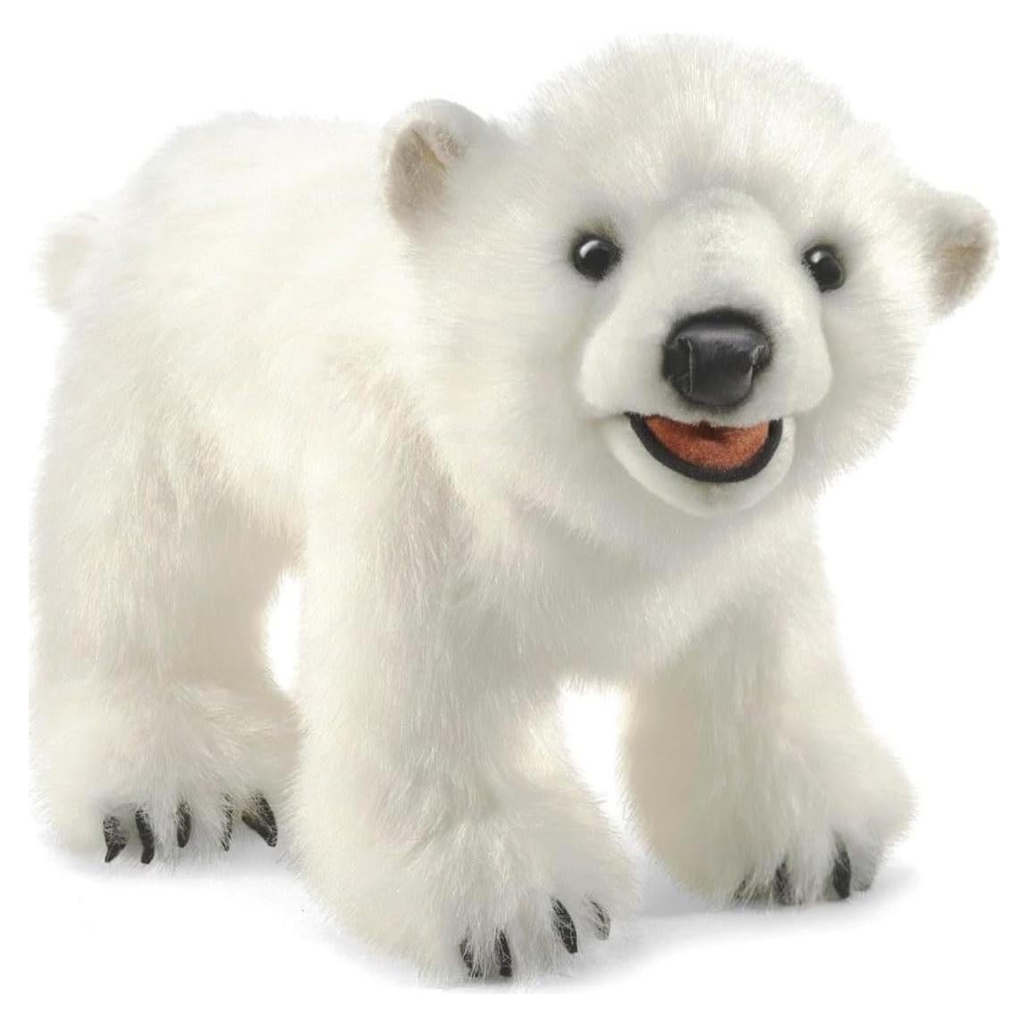 Títere de Mano Cachorro Oso Polar Folkmanis 35.6cm