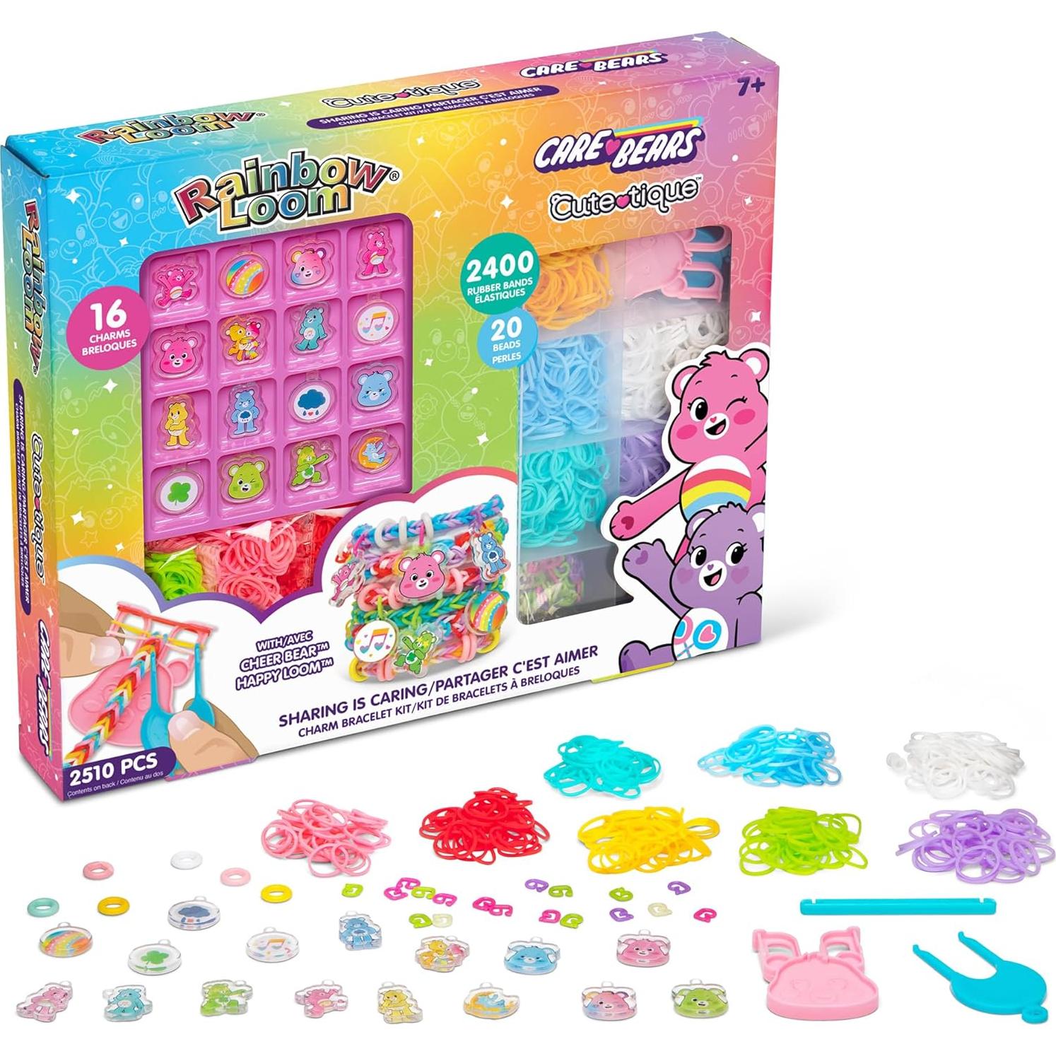 Kit de Pulsera Rainbow Loom Care Bears - Compartir es Cuidar