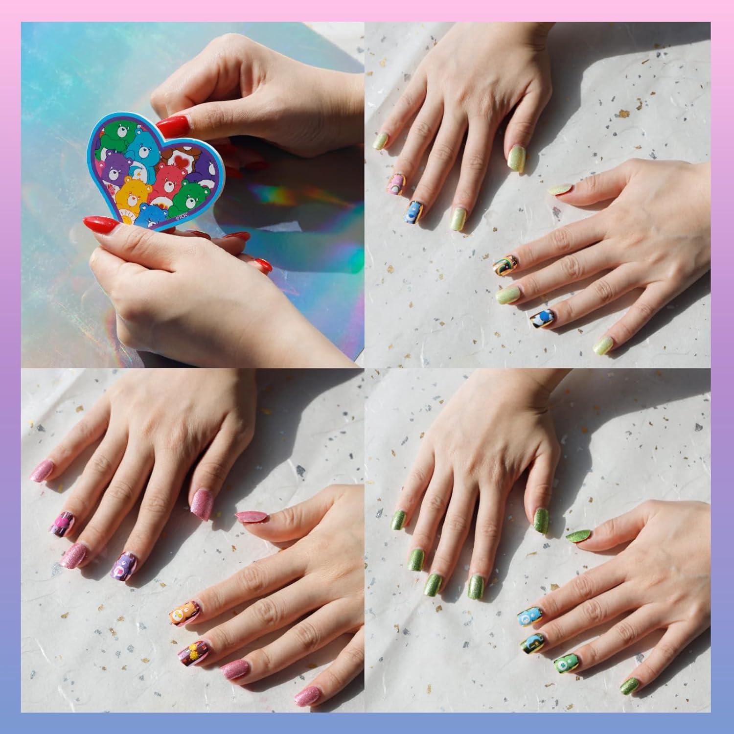 Uñas Postizas Care Bears 36 Piezas para Niñas - Townley Girl