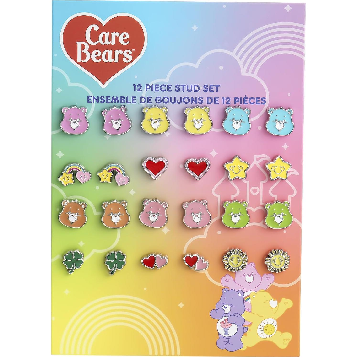 Pendientes de Stud Care Bears Sally Rose Set de 12