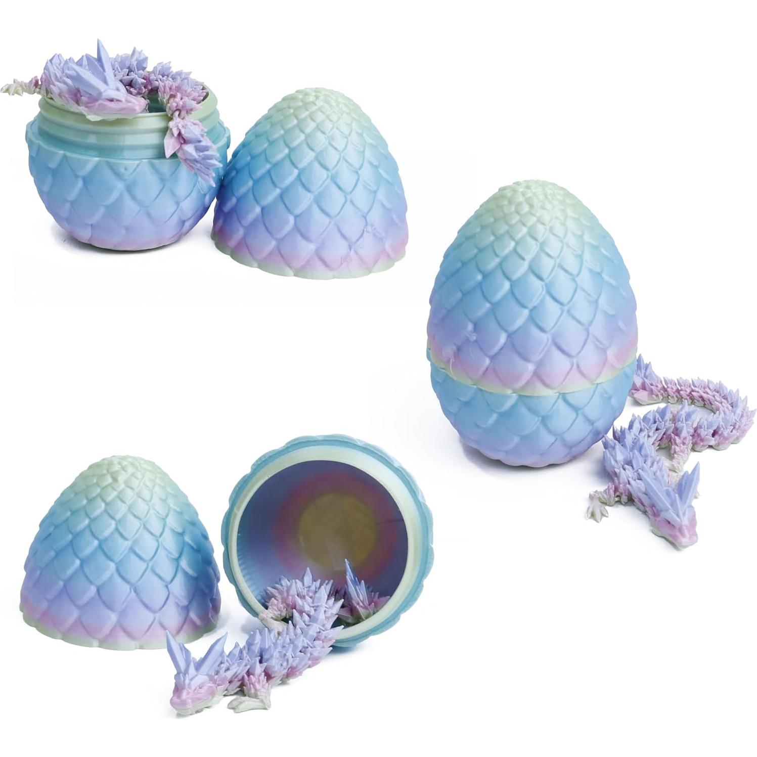 Huevo de Dragón 3D Flavery Mini Arcoíris 30 cm Antiestrés