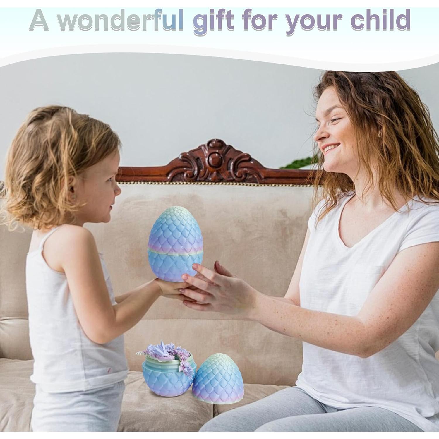 Huevo de Dragón 3D Flavery Mini Arcoíris 30 cm Antiestrés