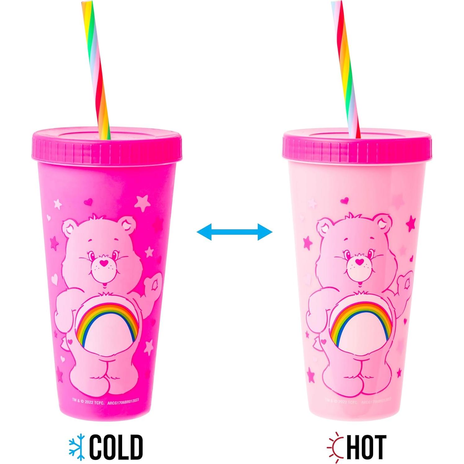 Tazas de plástico que cambian de color Care Bears 4 Pack 720 ml