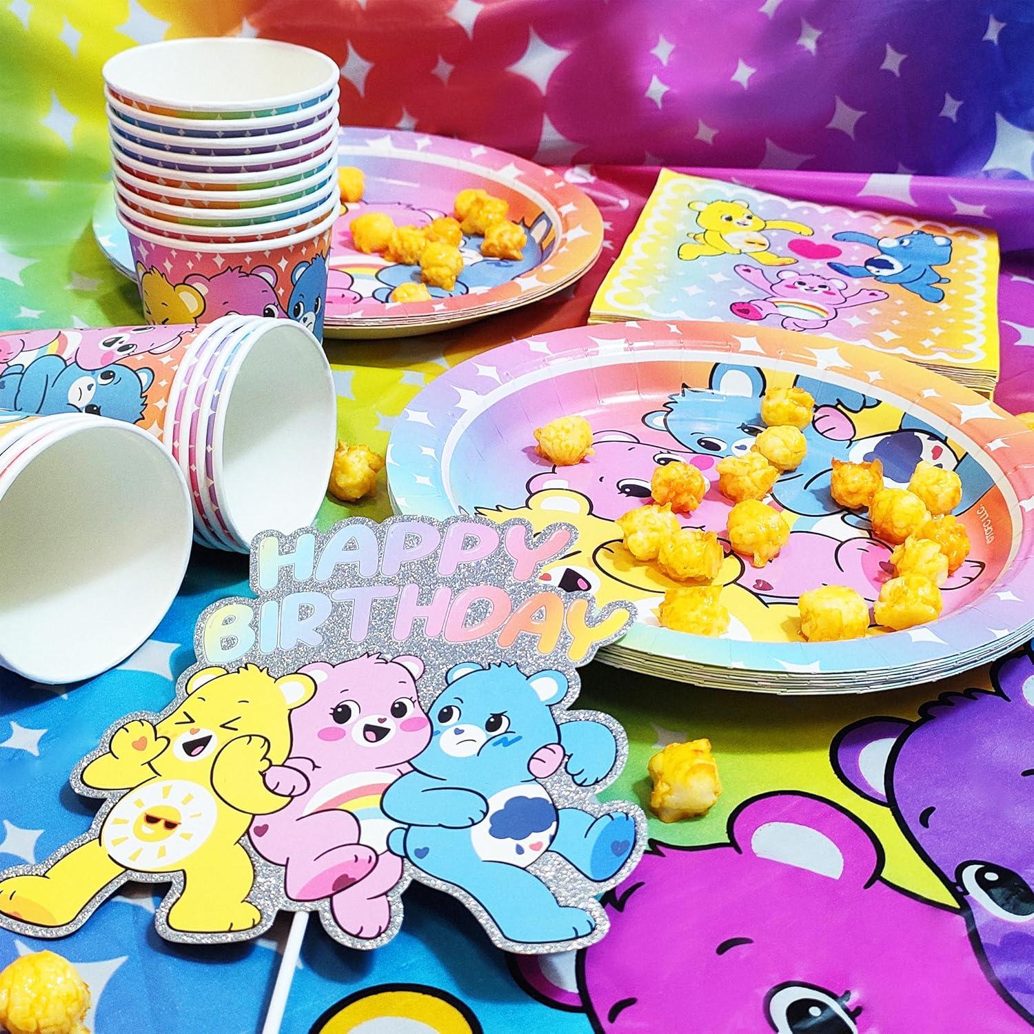 Kit de Decoración de Cumpleaños Care Bears 58 Piezas H.E.R.