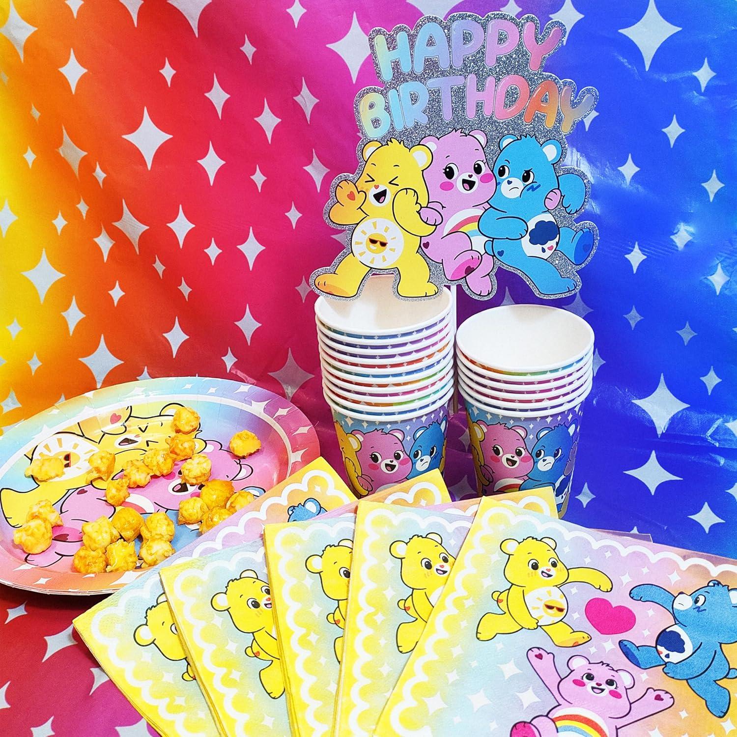 Kit de Decoración de Cumpleaños Care Bears 58 Piezas H.E.R.