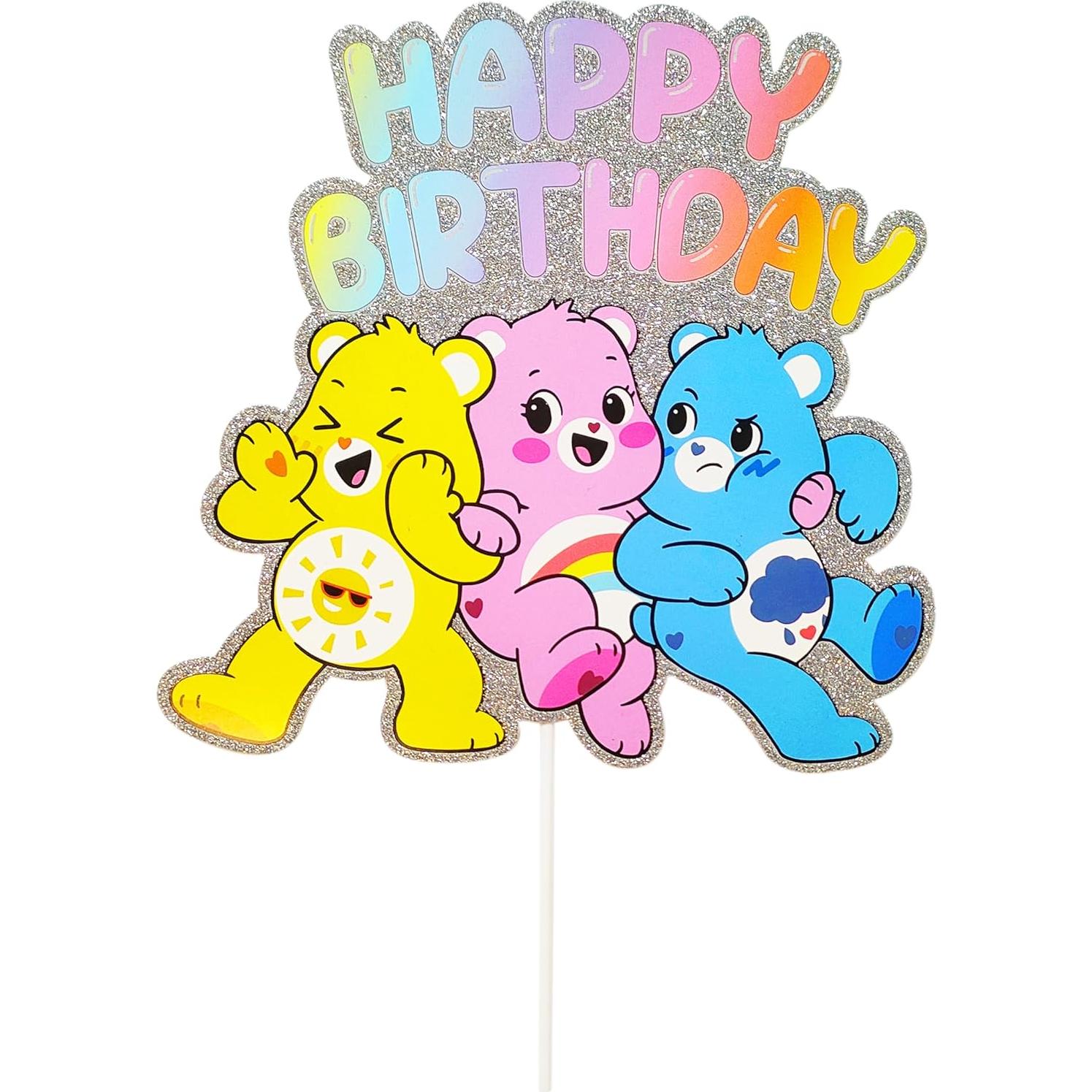 Kit de Decoración de Cumpleaños Care Bears 58 Piezas H.E.R.