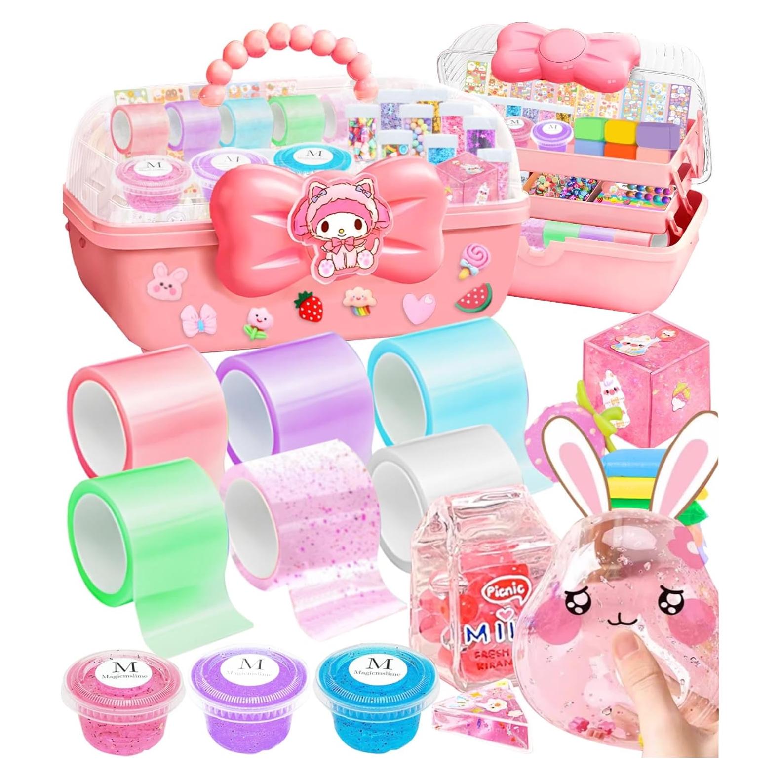 Kit de Burbuja de Cinta Nano Rosa Jimcii para Niños