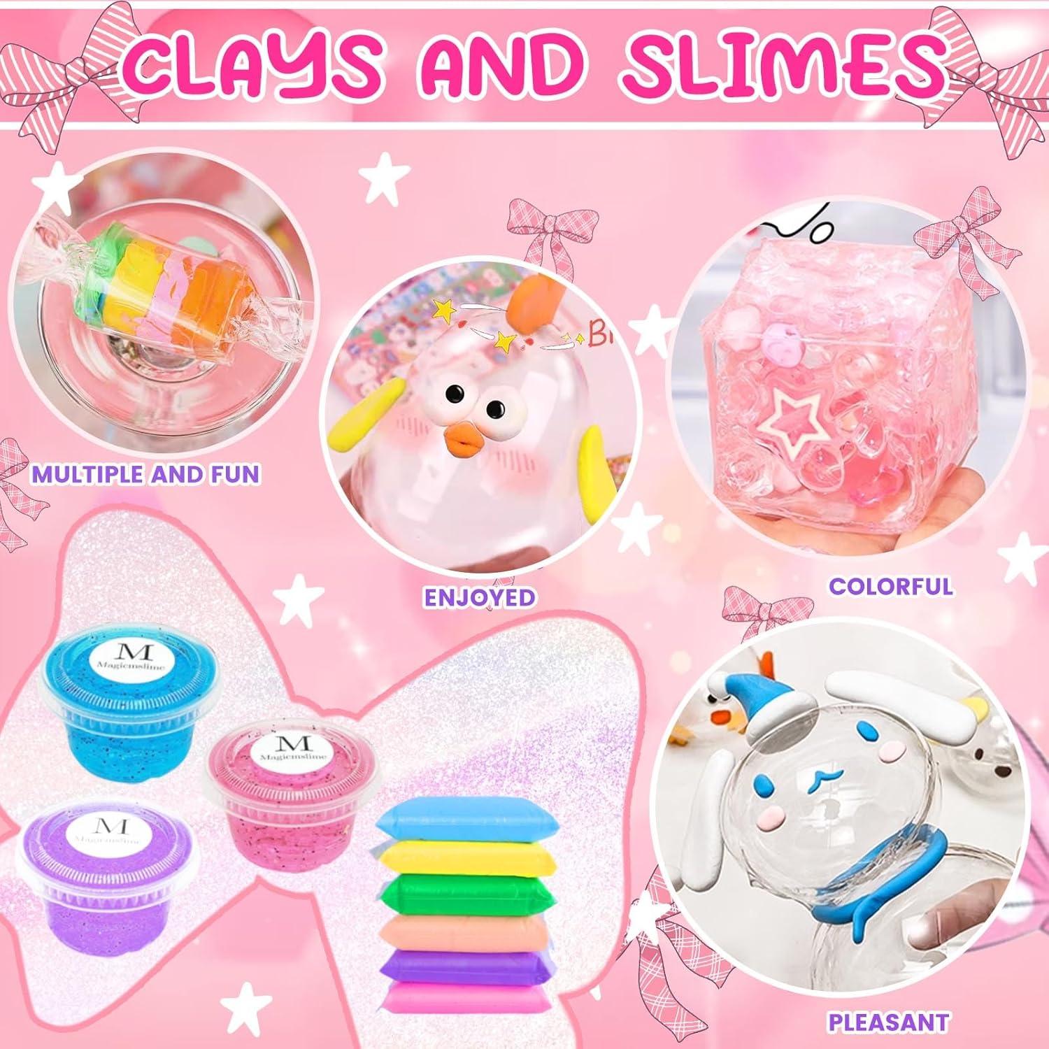 Kit de Burbuja de Cinta Nano Rosa Jimcii para Niños