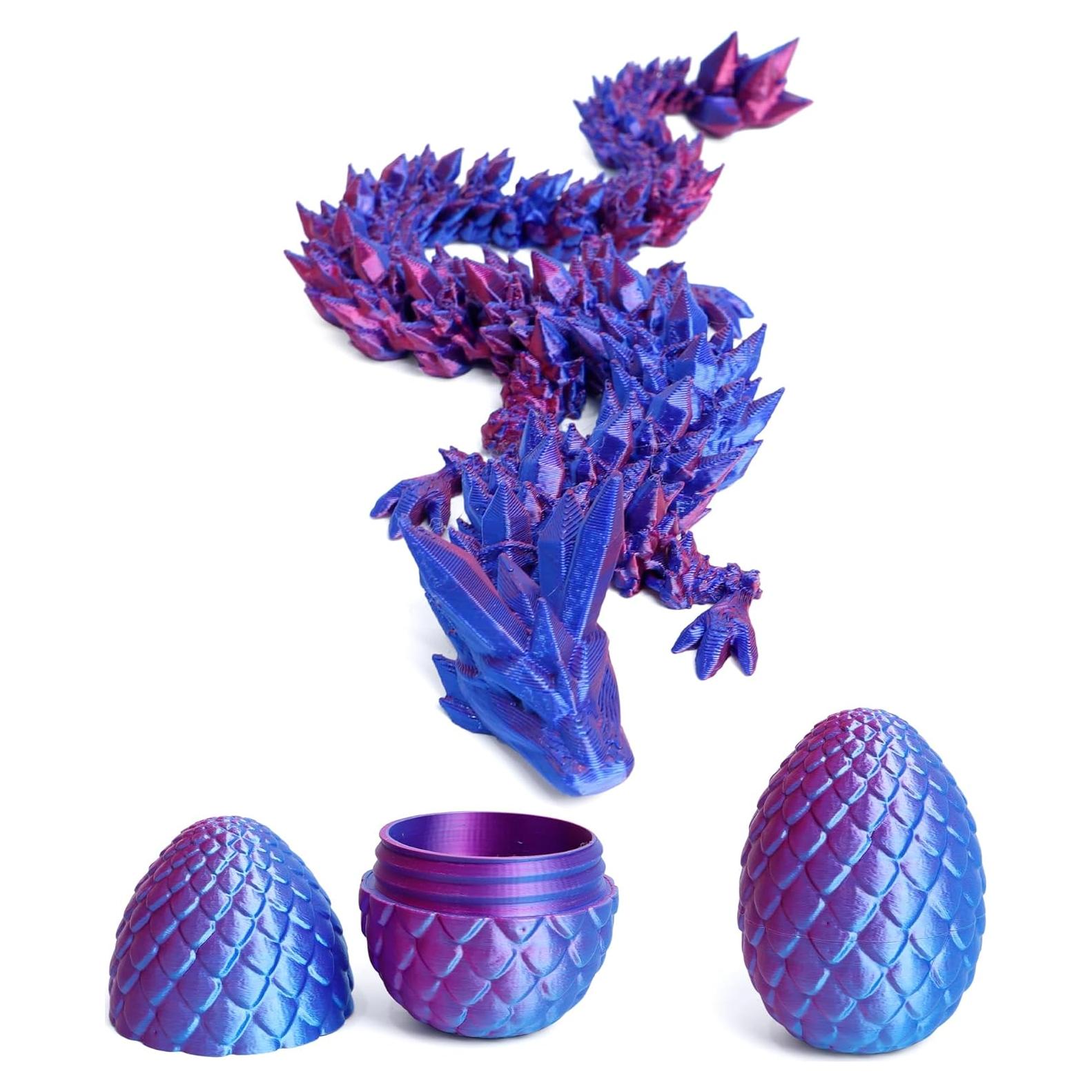 Huevo de Dragón Flavery con Dragón Articulado 30 cm