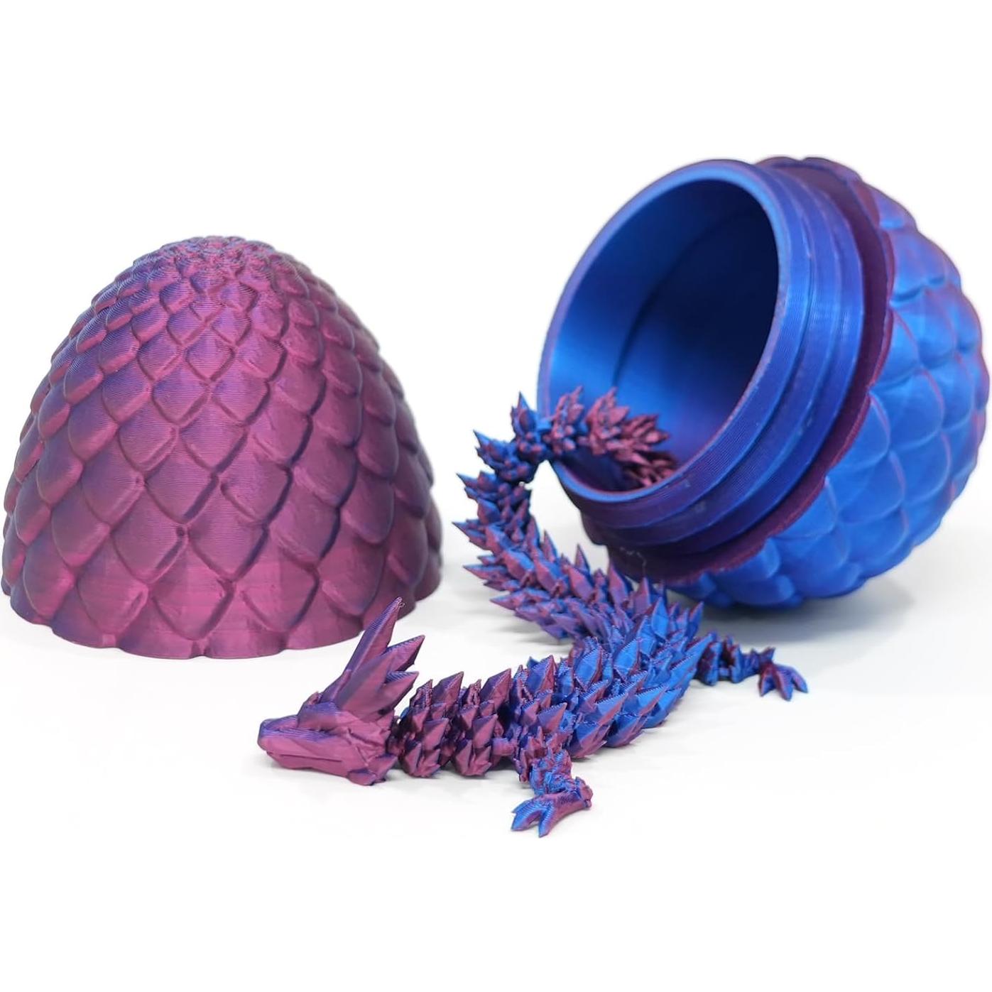 Huevo de Dragón Flavery con Dragón Articulado 30 cm