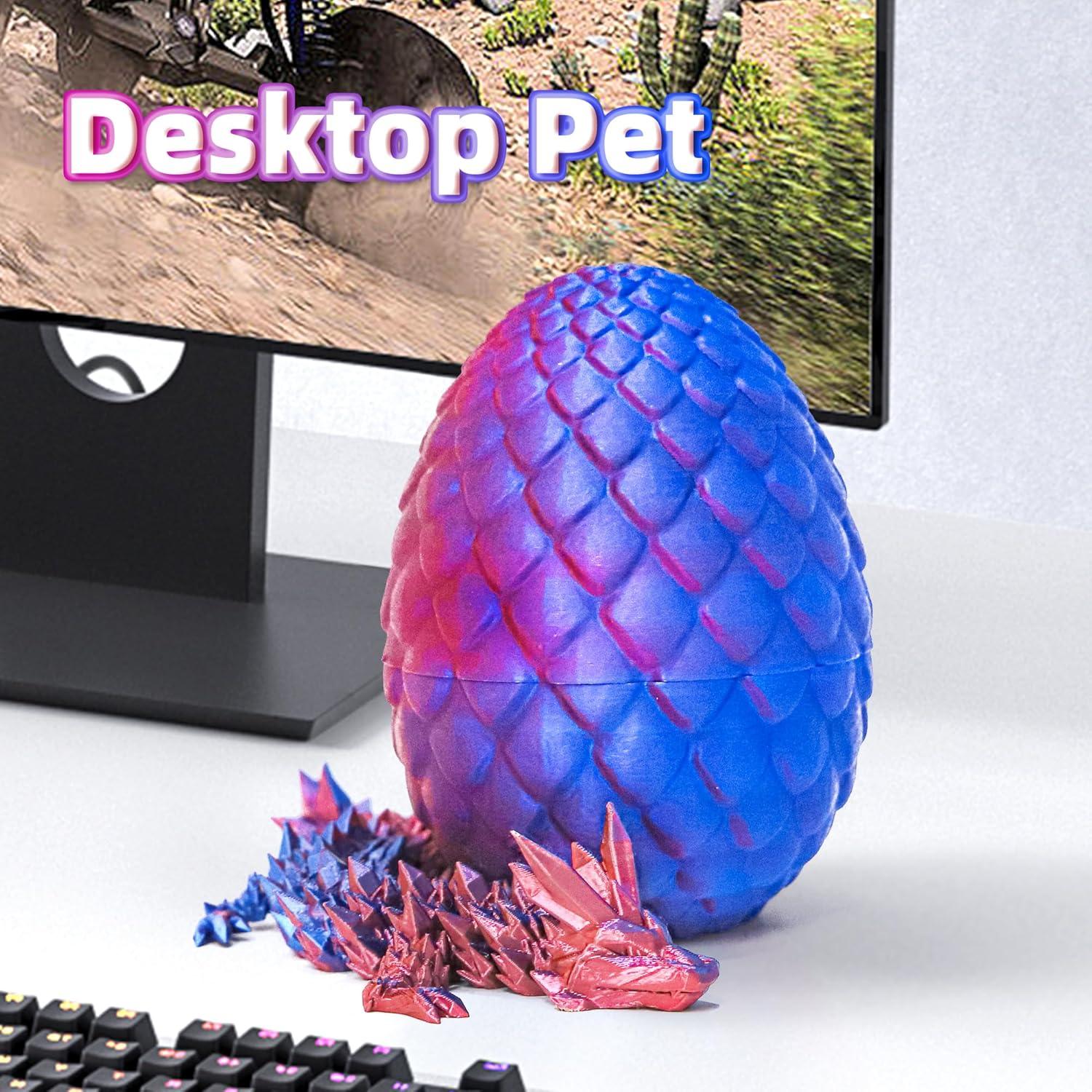 Huevo de Dragón Flavery con Dragón Articulado 30 cm